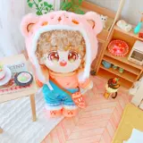 Хлопковая кукла, комплект, шапка для одевания, 20 см, 20см, детская одежда