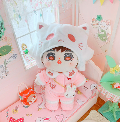 taobao agent Cute shorts, doll for dressing up, cat, 20cm