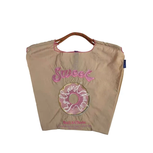 Японская льняная сумка, нейлоновый тканевый мешок, сумка на одно плечо, с вышивкой