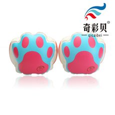 надувной круг 儿童水袖充气男女婴幼儿宝宝浮漂浮力手臂圈小中大童浮袖游泳装备 Qi Cai Bay