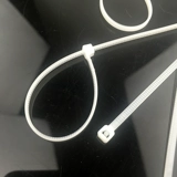 Белые пластиковые кабельные стяжки, нейлоновый ремень, 4×200мм, фиксаторы в комплекте