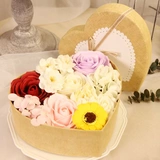 Мыло с розой в составе на день Святого Валентина, креативный подарок, подарок на день рождения