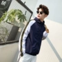 2017 mùa xuân và mùa hè mới Slim Hàn Quốc áo khoác những người yêu thích trùm đầu mỏng áo gió màu quần áo chống nắng áo khoác nam giới và phụ nữ áo gió đi nắng nam