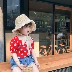 Áo sơ mi nữ chấm bi xanh cho bé gái mùa hè 2019 Mới dành cho thiếu nhi Áo phao tay áo mùa xuân Hàn Quốc - Áo sơ mi