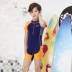 Đồ bơi trẻ em một mảnh bé trai nhanh khô wetsuit sinh viên dễ thương trẻ lớn bé gái bé áo tắm chống nắng dài tay - Bộ đồ bơi của Kid