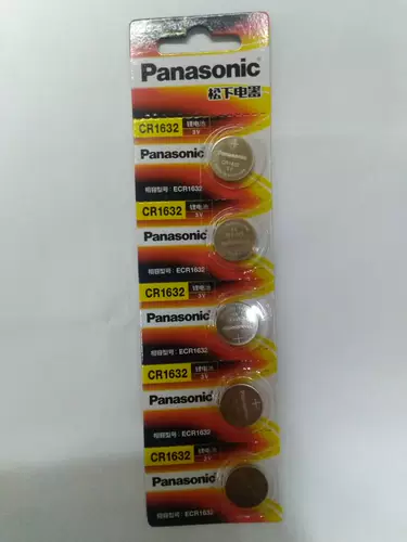 Panasonic Panasonic 3V CR1632 Батарея кнопки 1632 Аккумулятор 1632 Электронная дистанционное управление электроникой