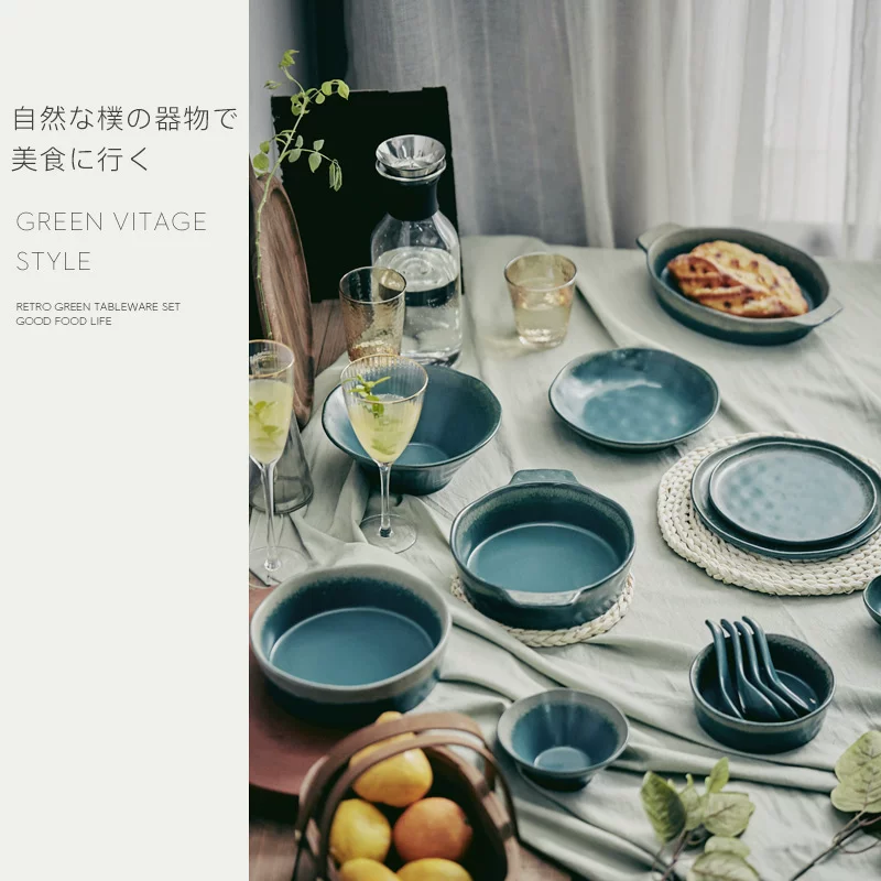 Playing Nordic INS Peacock Green Irregular Date Collection High -value Fish Disk Vanades Creative Creative