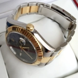 Вторая -рулекс 116333 Log Grey Disk Rome Scale Scale Luxury Room Gold Automatic Mechanical Men's Watch