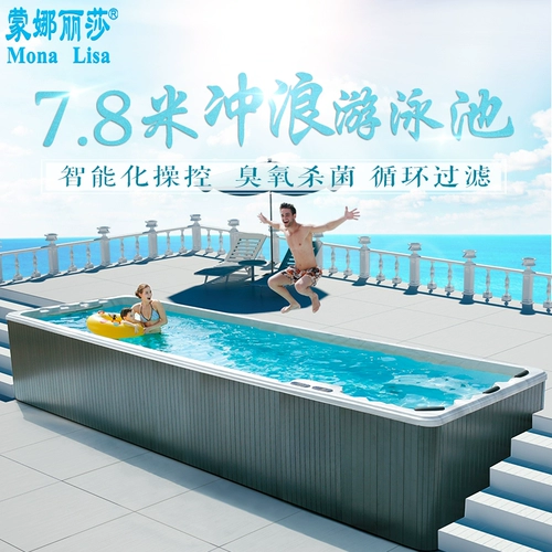 Мона Лиза Домашняя Крыша Открытый Серфинг Массаж Бесконечная Циркуляция Интеллектуальный Бесконечный Бассейн с Постоянной Температурой