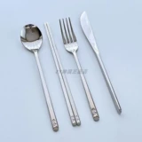 Импортная качественная антибактериальная посуда из нержавеющей стали, ложка, комплект