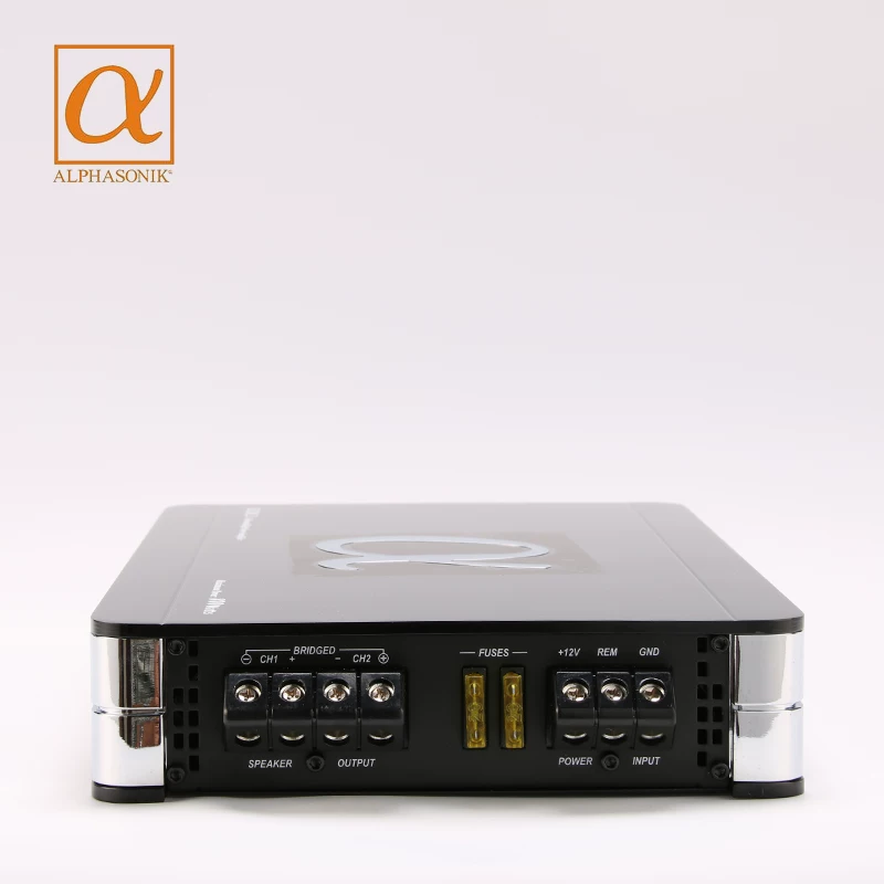 Американский новый усилитель HIFI Alpha автомобиля на 2 канала с высокой мощностью, бас-бомбы для автомобиля, без повреждений, модификация
