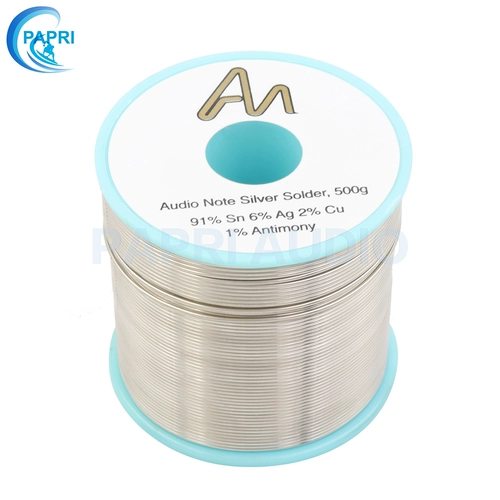 Оригинальная британская аудиотепита музыка музыка с серебряной 6% паяльной проволокой 1,0 мм