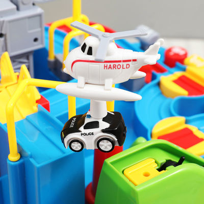 托马斯小火车套装轨道停车场儿童抖音同款汽车闯关大冒险益智玩具
