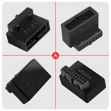 Адаптер заголовка USB USB 3.0 19p/20p 90 градусов Адаптер ПК Главный