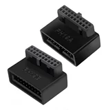 Адаптер заголовка USB USB 3.0 19p/20p 90 градусов Адаптер ПК Главный