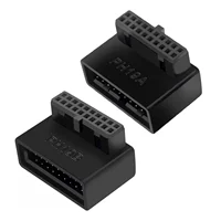 Адаптер заголовка USB USB 3.0 19p/20p 90 градусов Адаптер ПК Главный
