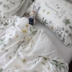 Cotton twill cây xanh sinh viên độc thân ký túc xá bông ba mảnh bộ đồ giường đôi bốn mảnh chăn - Bộ đồ giường bốn mảnh