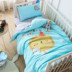 Trẻ em giường em bé giường 6 mảnh thiết lập với lõi mẫu giáo quilt ba mảnh giường ngủ 褥 bé bông quilt cover Bộ đồ giường trẻ em