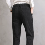 Осенние штаны, мужской костюм для отдыха, облегающий крой, изысканный стиль