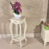 Sàn ban công treo khung hoa lan nhiều lớp đơn giản gỗ phòng khách màu xanh lá cây đứng hoa bằng gỗ trắng giá chậu hoa phong cách châu Âu - Kệ