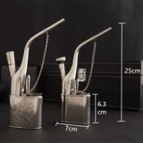 Jintai Pure Brass Thour Sustele Water Filter Pocket Hounding Water Sigarette Cigarette Tipe Cygarette Pot Cigarette Pot Cigarette Bunker Dual -Use Dry Cigarette Bucket