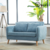 Nordic đơn giản sofa căn hộ nhỏ đơn đôi cửa hàng ba cho thuê căn hộ phòng ngủ vải có thể giặt ghế sofa - Ghế sô pha ghế sofa phòng ngủ Ghế sô pha
