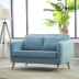 Nordic đơn giản sofa căn hộ nhỏ đơn đôi cửa hàng ba cho thuê căn hộ phòng ngủ vải có thể giặt ghế sofa - Ghế sô pha Ghế sô pha