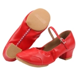 Современная полиуретановая танцующая обувь для матери, для среднего возраста