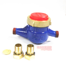 Водосчетчик 旋翼式热水表 自来水湿式水表 数字家用热水水表螺纹4分6分1寸