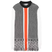 Giảm giá mua hàng Lễ khai mạc Lễ khai mạc Fringe Lace Cotton Blend Sweater - Áo len thể thao / dòng may