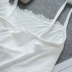 Đầm ren quấn ngực ống top trắng hoang dã gợi cảm chống ánh sáng áo vest nữ làm đẹp trở lại đồ lót đoạn ngắn
