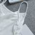 Trắng ngắn dây đeo vest modal mod chống ánh sáng bên trong bọc ngực ngực mảnh một mảnh sinh viên cơ sở đồ lót