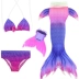 Bộ đồ bơi nàng tiên cá quần áo trẻ em bé gái phù hợp với đồ bơi bé gái mặc váy công chúa bikini