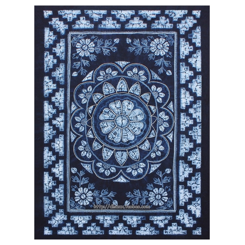 Хлопковая прямоугольная ткань из провинции Юньнань, этническая штора, этнический стиль, подарок на день рождения