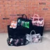 Túi du lịch khoảng cách ngắn nữ túi xách hành lý nhẹ túi du lịch thêu túi thêu thể dục túi xách công suất lớn túi du lịch chính hãng Túi du lịch