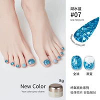 Серые блестящие блестки 07#Lake Water Blue-8G