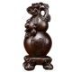 Huanghuali khắc gỗ trang trí bầu lớn rắn gỗ khắc Fulu quà tặng phòng khách gỗ gụ thủ công nhà - Trang trí nội thất