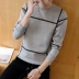 Mùa thu mỏng phần đồ lót nam phiên bản Hàn Quốc của tự tu dưỡng dài tay cổ tròn quần áo mùa thu đáy áo sơ mi thanh niên học sinh áo đơn