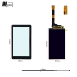LS055R1SX04 Sharp 5,5 -INCH 2K Экран 1440*2560 Высоко -определенный жидкокристаллический циферблат