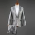 Trang phục phù hợp với nam giới Set cá tính Ca sĩ bóng loáng Chủ nhà biểu diễn Sân khấu DJ Catwalk Photo Studio Men Mặc mùa thu - Suit phù hợp Suit phù hợp