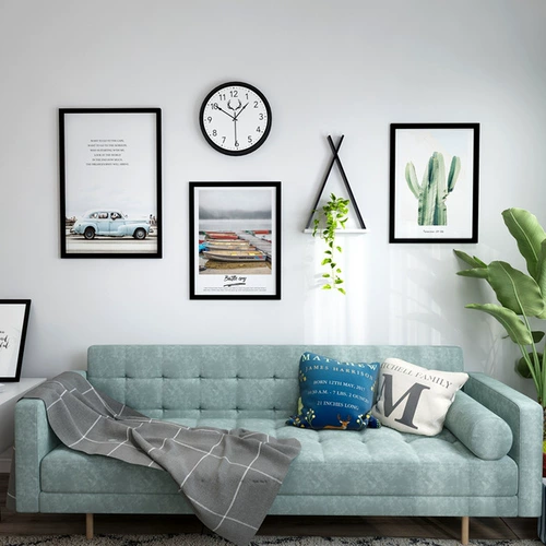 Трехмерные наклейки на стену для кровати, настенная самоклеющаяся фоторамка, в 3d формате