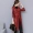 Mùa thu đông 2019 mới Phần da dài của phụ nữ Slim là phiên bản mỏng của Hàn Quốc của áo gió bằng da kích thước lớn qua áo choàng đầu gối - Quần áo da