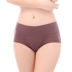 [4 hộp quà tặng] vận chuyển bông phương thức cao eo bụng sau sinh kích thước lớn chất béo mm tam giác đồ lót phụ nữ