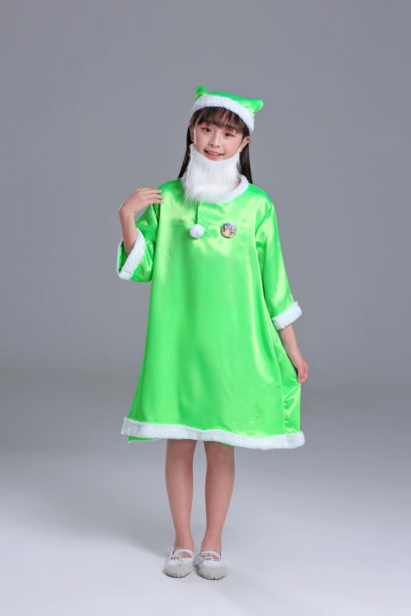 Light Greenchildren stage pantomime Snow White And Seven Dwarfs clothing Magic mirror prince queen adult Performance clothes
