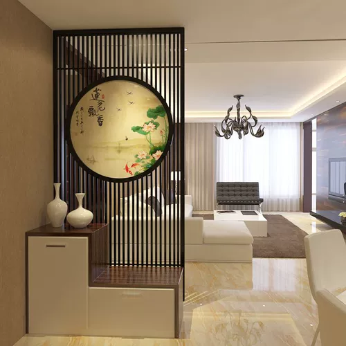 Спечный деревянный экран Новый китайский перегородка гостиницы Отель Hall Restaurant Restaurant Restaut