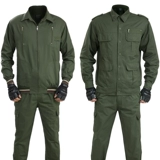 Летний хлопковый комплект для работы, износостойкая тонкая ткань, лонгслив, рабочая одежда, защита от ожогов, короткий рукав