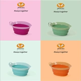 Серо -кремовый прилив прилив Sherry Fa Dou Dou United Pets Leaf Leaf Clofting Out Portable Mowl