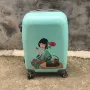 Baique linh dương xe đẩy trường hợp Sanshenghua hành lý phổ quát bánh xe đẩy trường hợp nữ 20 inch lên máy bay mật khẩu vali balo du lịch