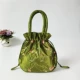 Новая травяная зеленая сумка с вышивкой