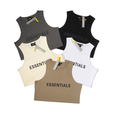 Безрукавка 夏季潮牌fog tanktop essentials立体压胶宽松纯棉男女款无袖背心